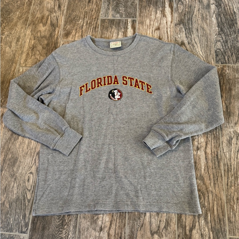 Steve & Barry's Vintage Y2K Gray Florida State Long Sleeve Tee